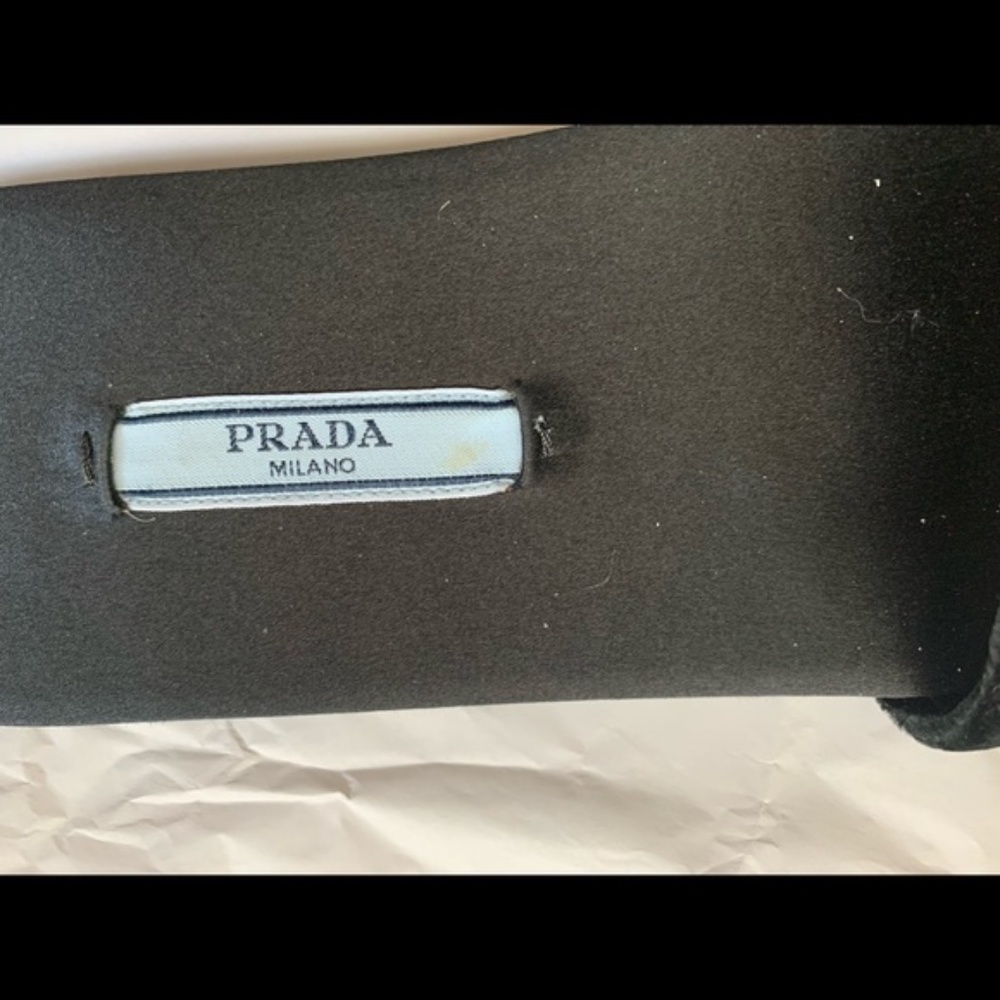 New PRADA Jeweled Velvet Sandals / Slides  $750 w/ Gold & Jewels - Picture 6 of 15